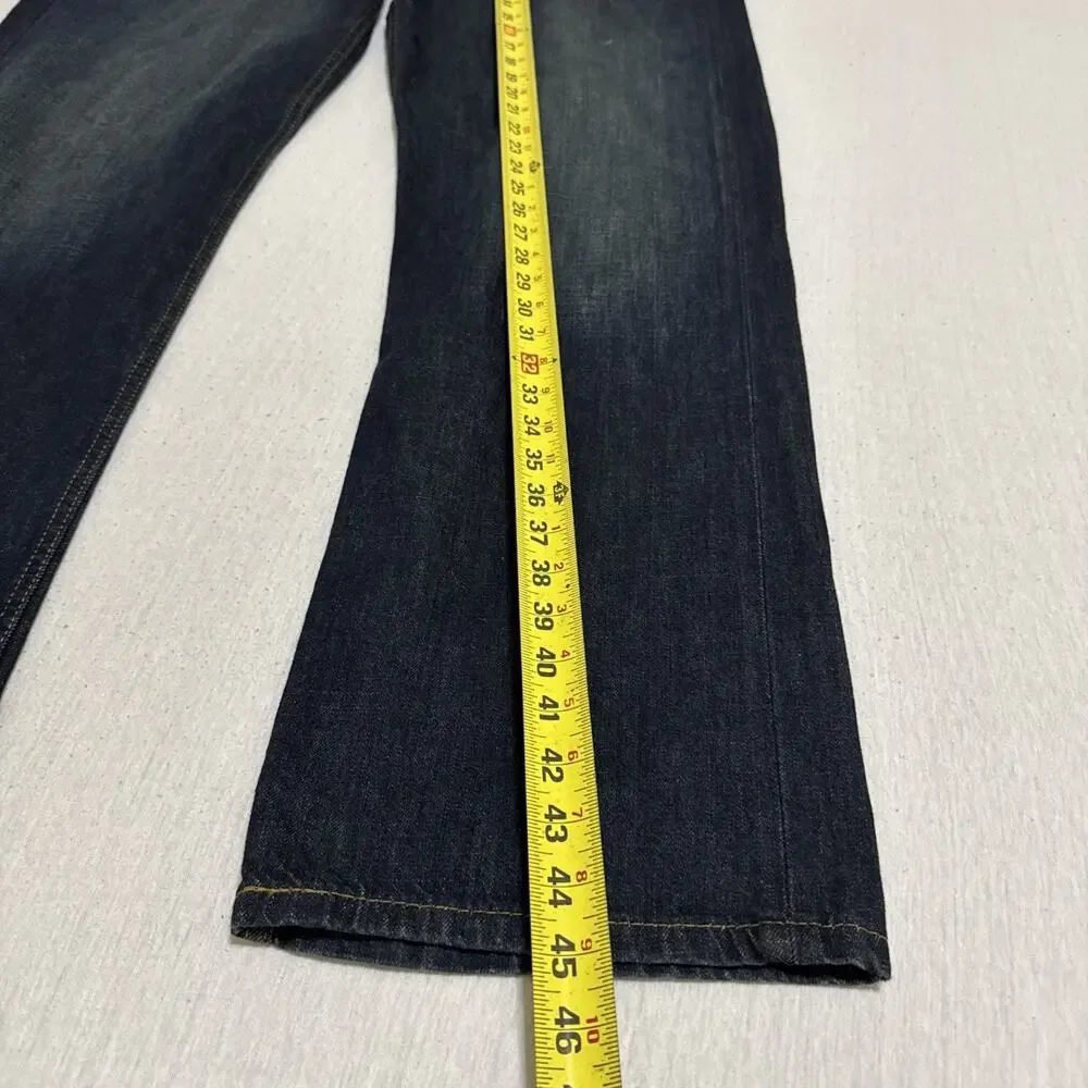 Levi's 569 Loose Straight Jean's Men's 38x34 Pants Dark Denim Baggy EUC